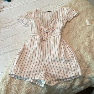 Abercrombie and Fitch Striped Romper